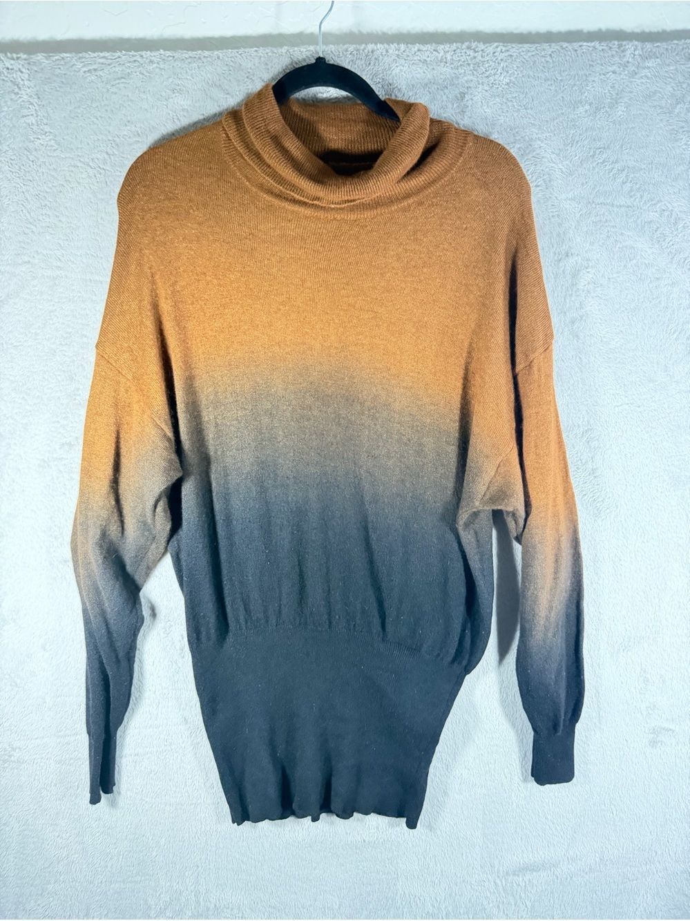 Vintage Escada Turtleneck Ombre Sweater 40